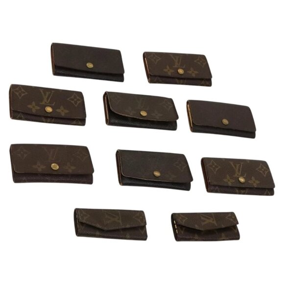 LOUIS VUITTON Monogram Key Case 10set LV Auth CB076 - Picture 1 of 16